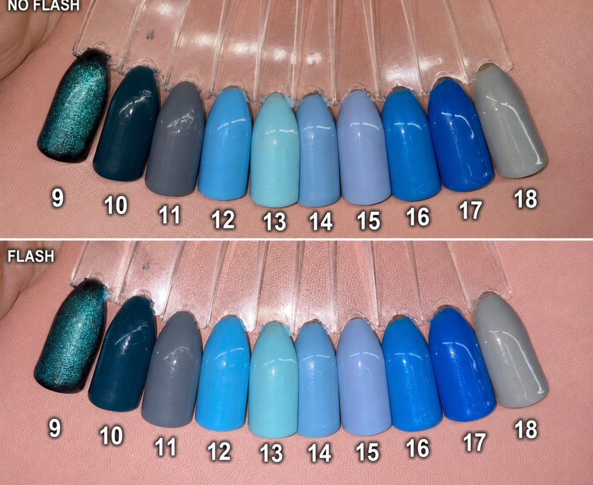 Solid Colour ~ Blues | 24pcs